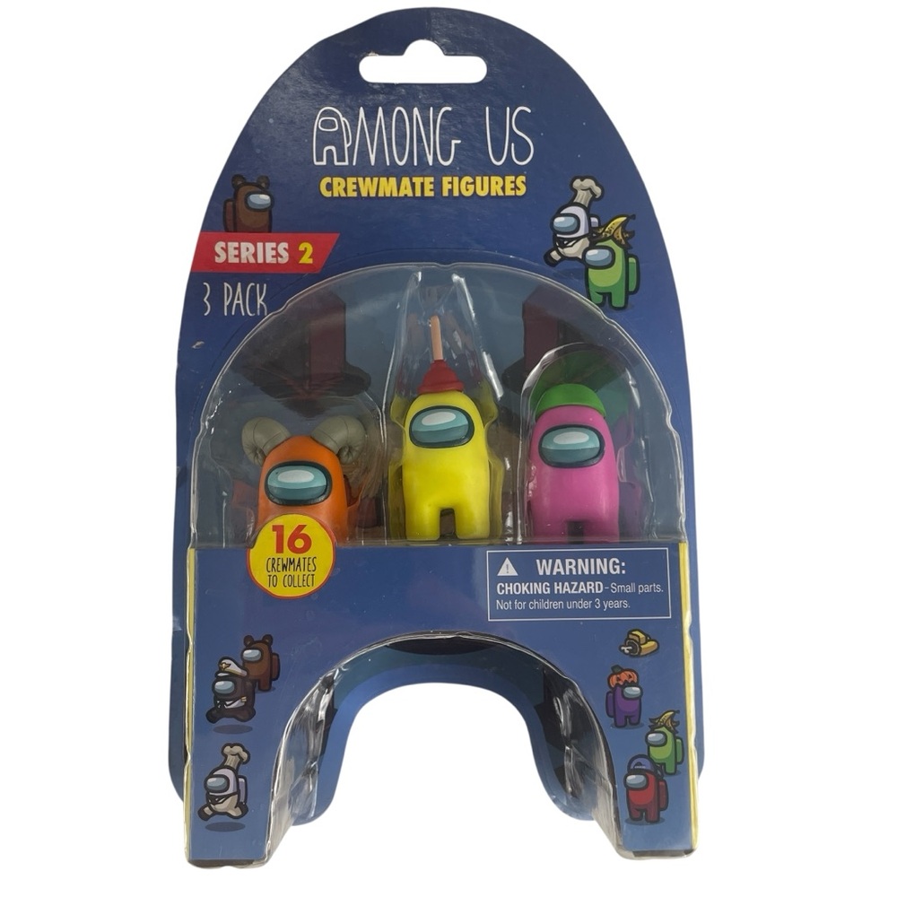 Among Us Crewmate Figures 3 Pack Series 2 NEW